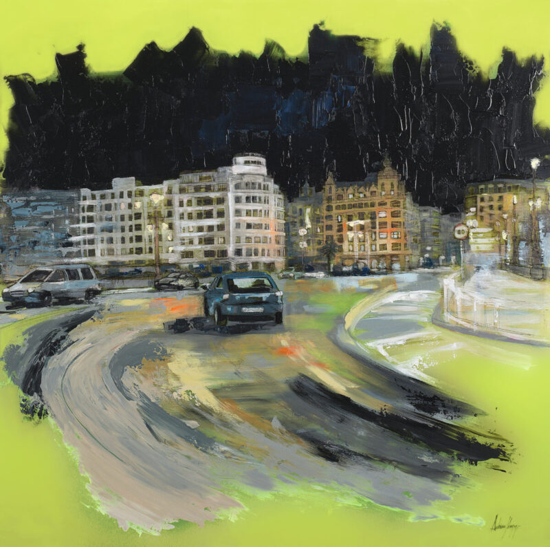 Equitativa en verde fluor